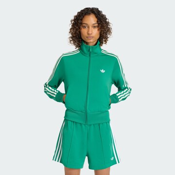 ADIDAS ORIGINALS Sweatvest 'Firebird Classic' in Groen: voorkant