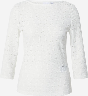 T-shirt 'KARLA' VILA en blanc : devant