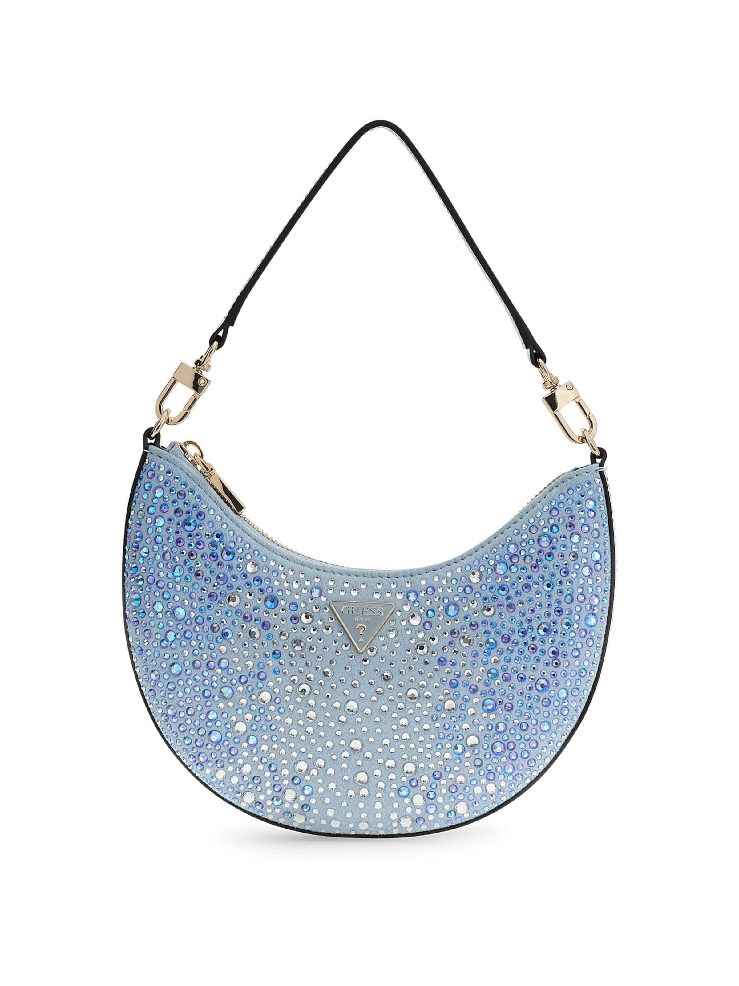 GUESS Handbag 'Tasmin' in Light blue / Silver, Item view