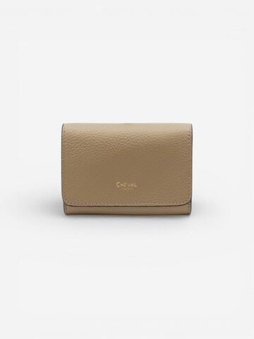 Cheval Firenze Wallet 'COSMO MINI' in Grey: front