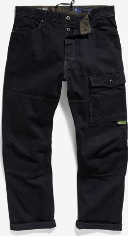 Loosefit Pantalon cargo G-Star RAW en noir : devant