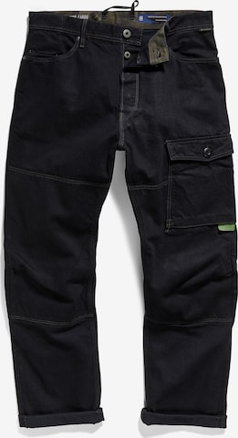 G-Star RAW Loosefit Cargobroek in Zwart: voorkant