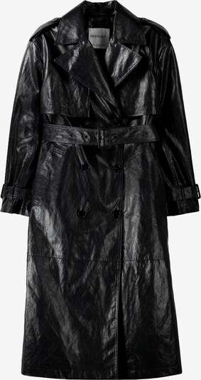 Bershka Manteau mi-saison en noir, Vue avec produit