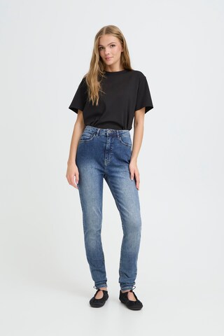 Coupe slim Jean 'IHTwiggy' ICHI en bleu