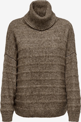 ONLY Sweater 'CELINA' in Brown: front