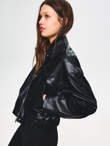 Bershka Between-season jacket in Black