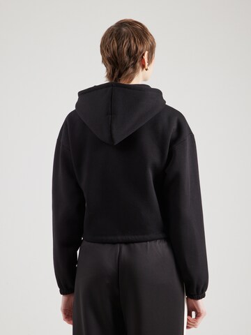 ABOUT YOU Zip-Up Hoodie 'Christina' in Black