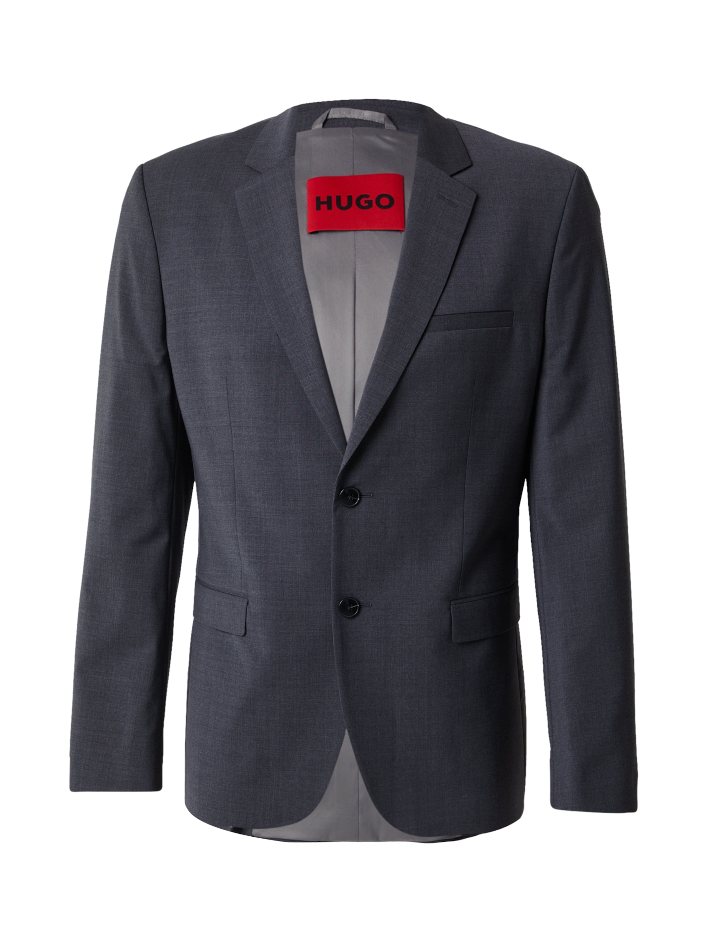 HUGO Slim fit Marynarka biznesowa 'Arti253X-MH' w kolorze szary: przód