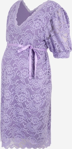 Robe 'MIVANA' MAMALICIOUS en violet : devant