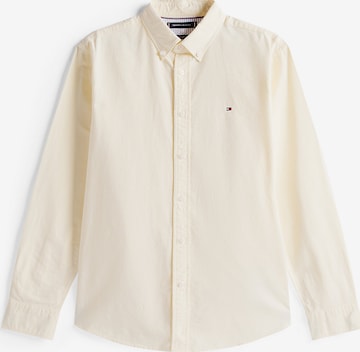 TOMMY HILFIGER Button Up Shirt 'Heritage' in Yellow: front