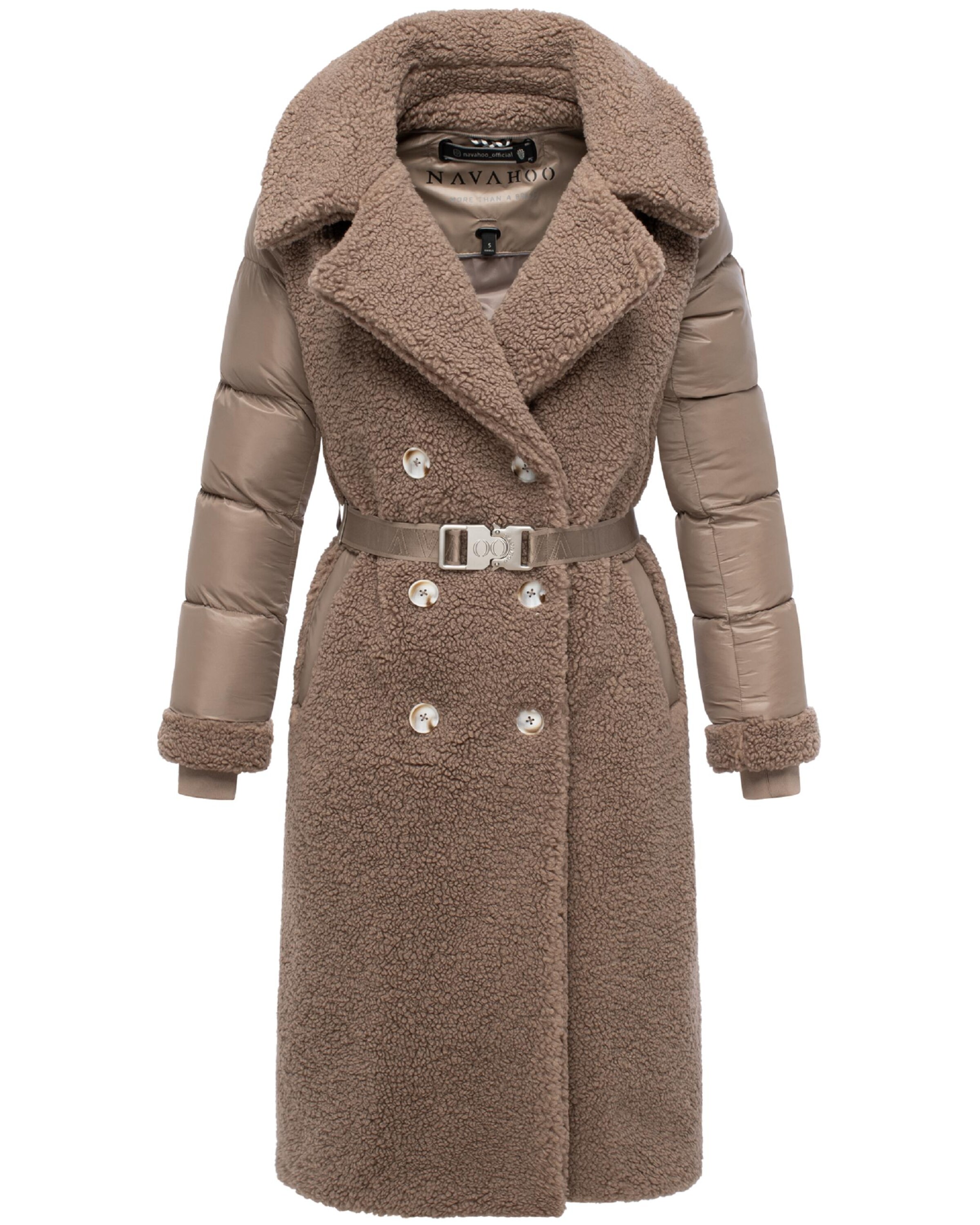 Cappotto invernale 'Kuscheltraum 14' di NAVAHOO in marrone