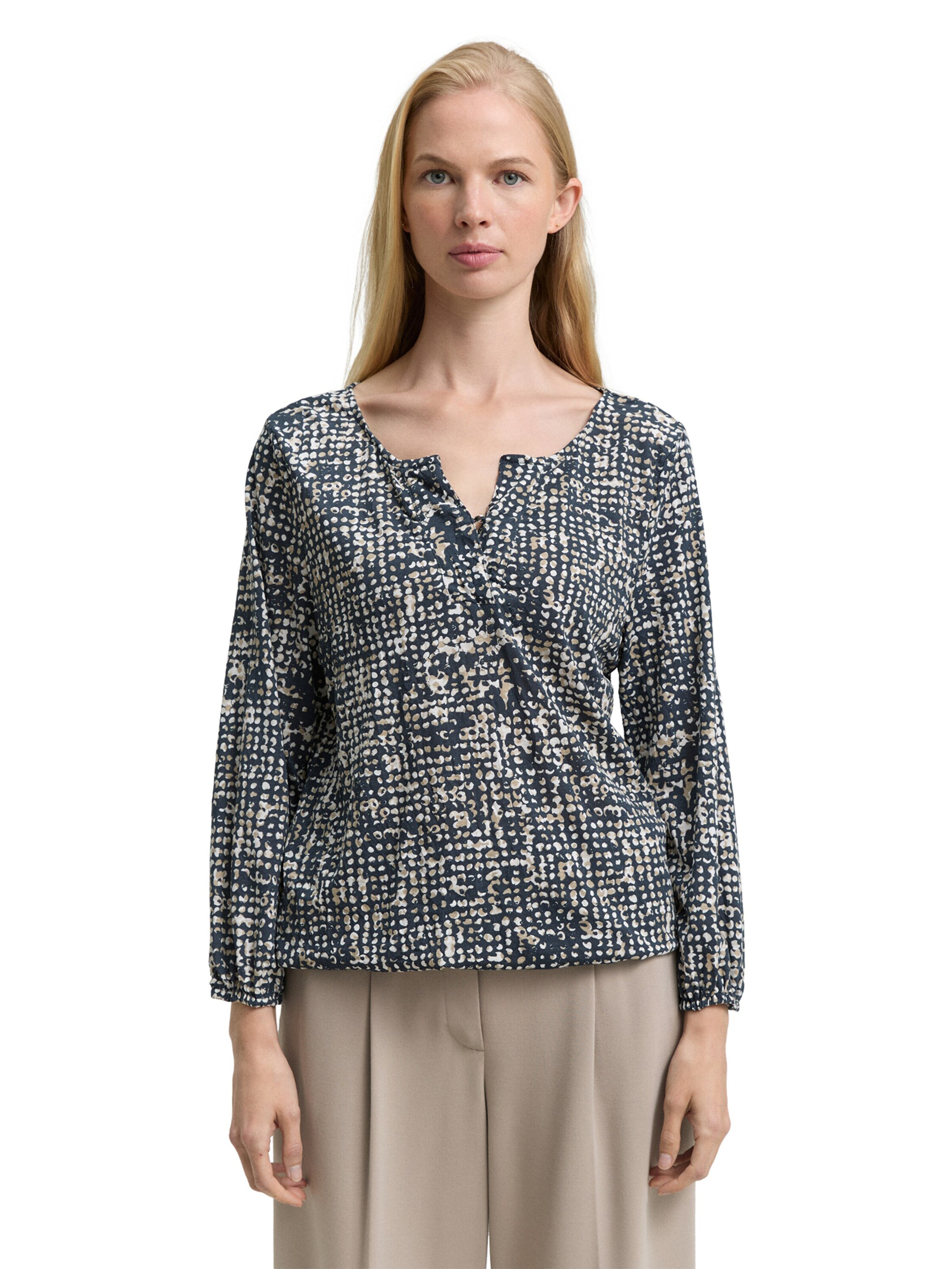 TOM TAILOR Bluse in Blau: Vorderseite