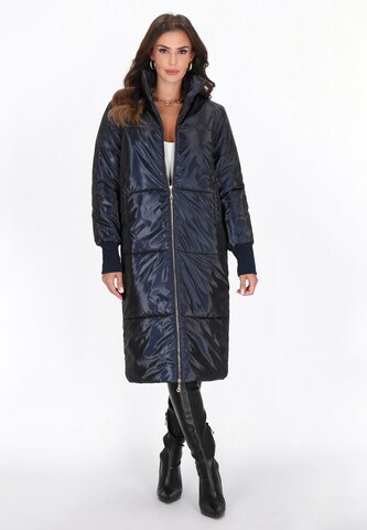 faina - Abrigo de invierno en azul: frente