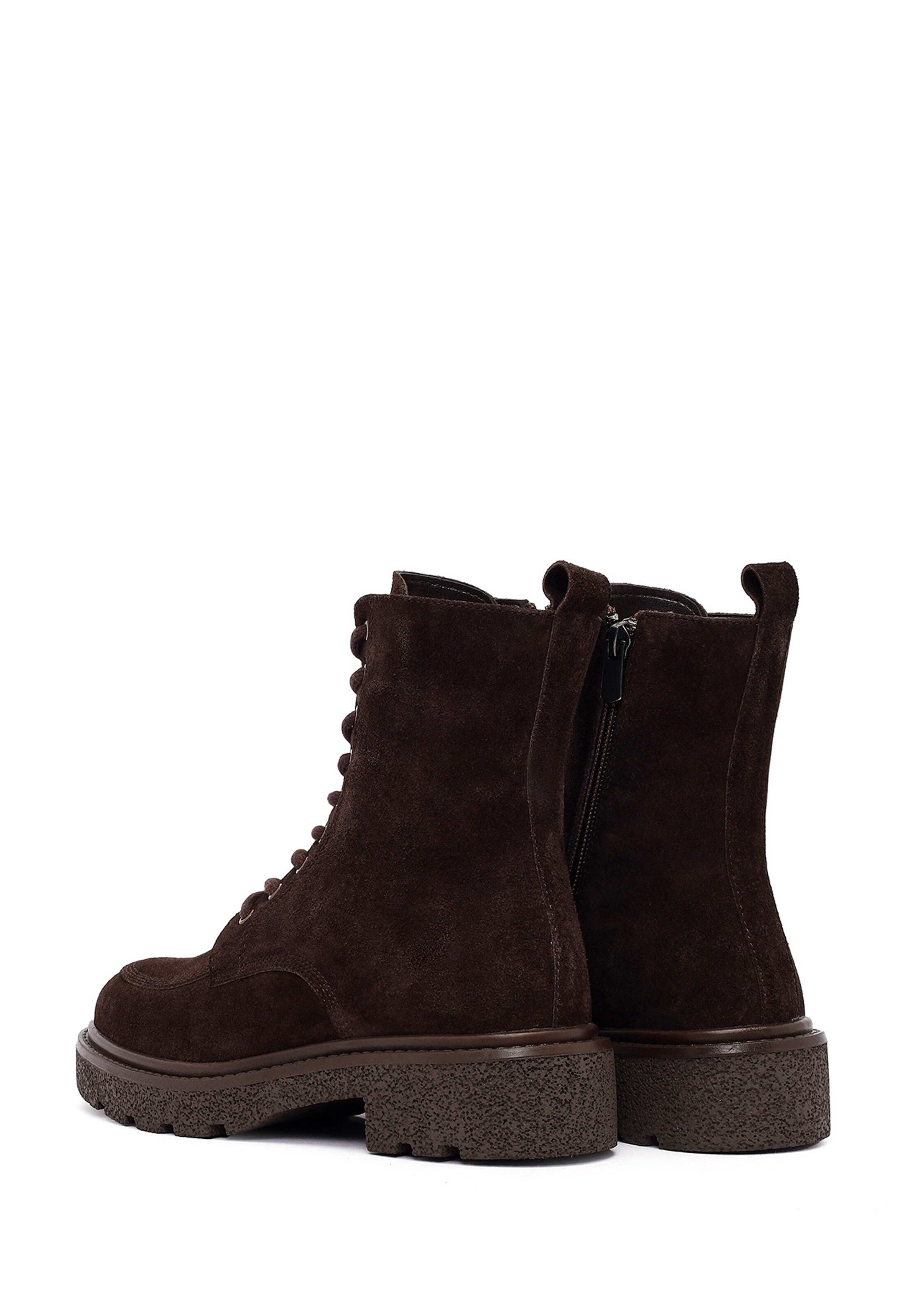 Derimod - Botines con cordones en marrón