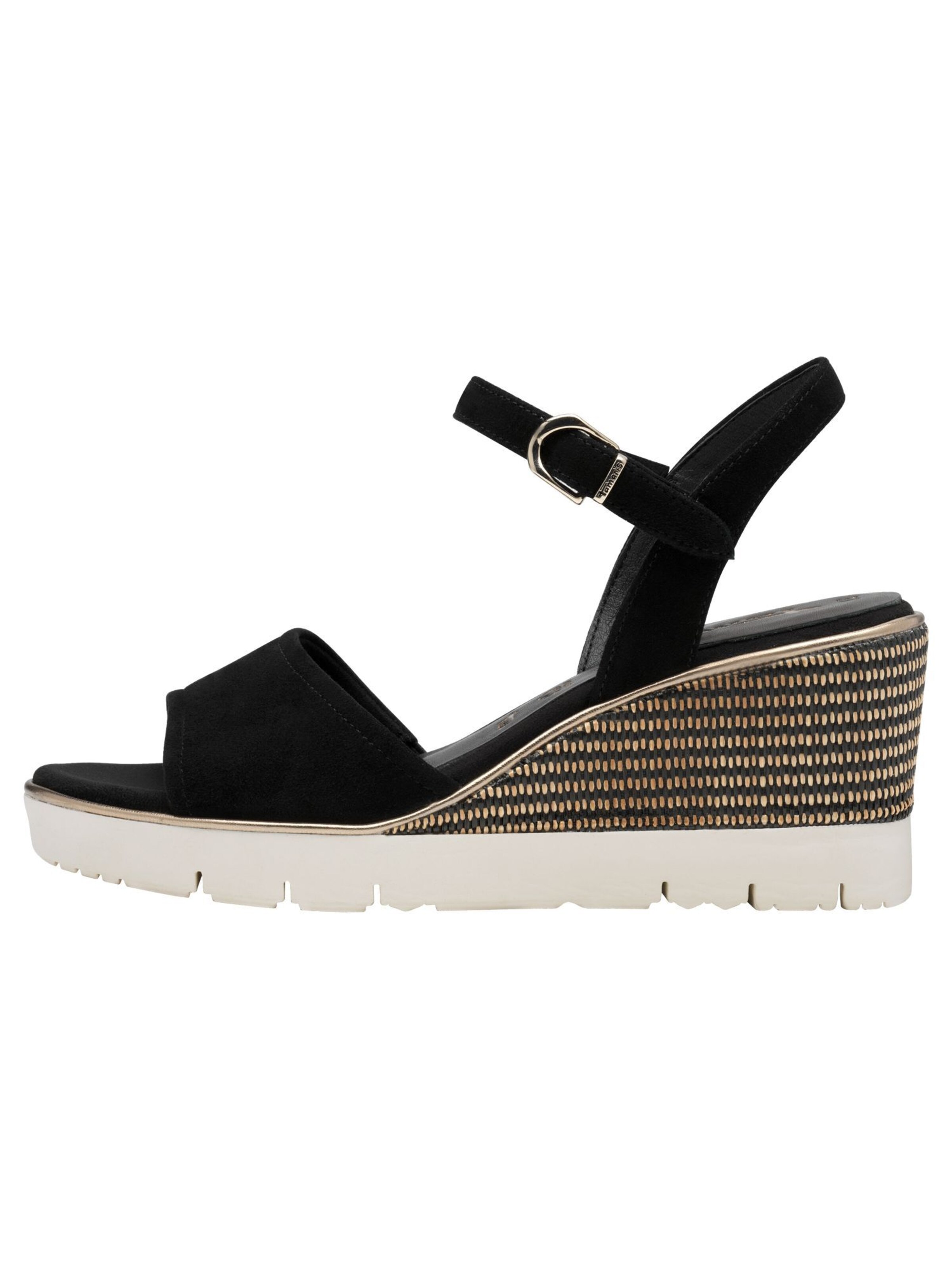 Tamaris Sandaal in Zwart