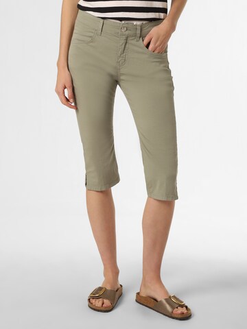 MAC Slimfit Hose in Grün: Vorderseite