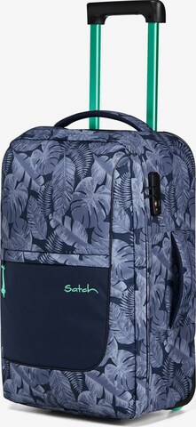 Satch Travel Bag in Blue: front