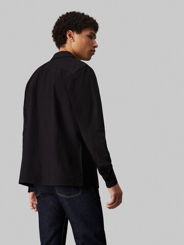 Calvin Klein Jeans Comfort fit Overhemd in Zwart
