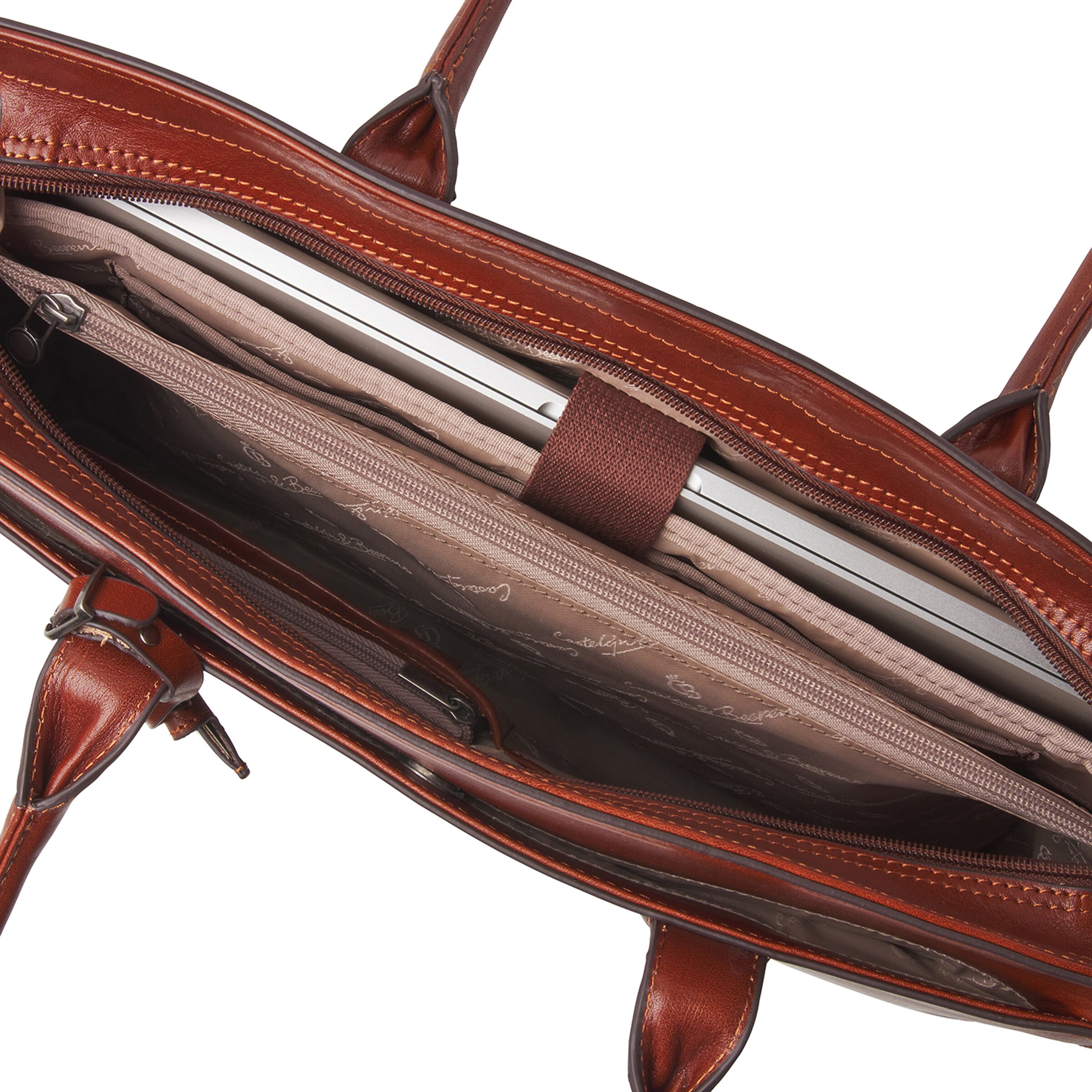 Borsa a spalla 'Ellen' di Castelijn & Beerens in marrone