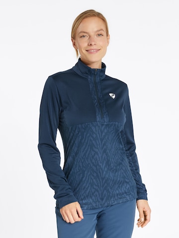 ZIENER Athletic Sweater 'JAPRA' in Blue: front