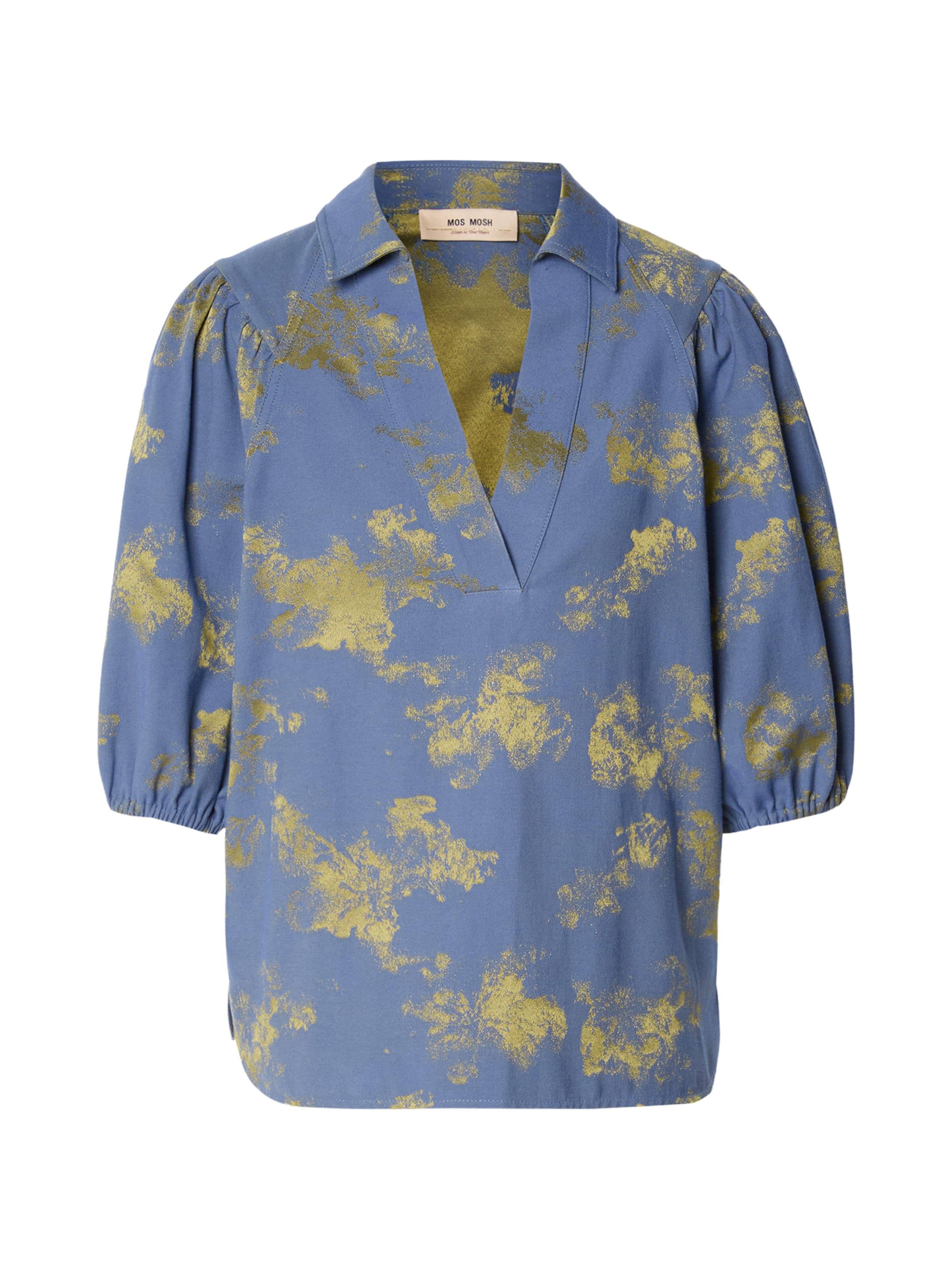 MOS MOSH Μπλούζα 'MMAlina Kleo' σε μπλε: μπροστά