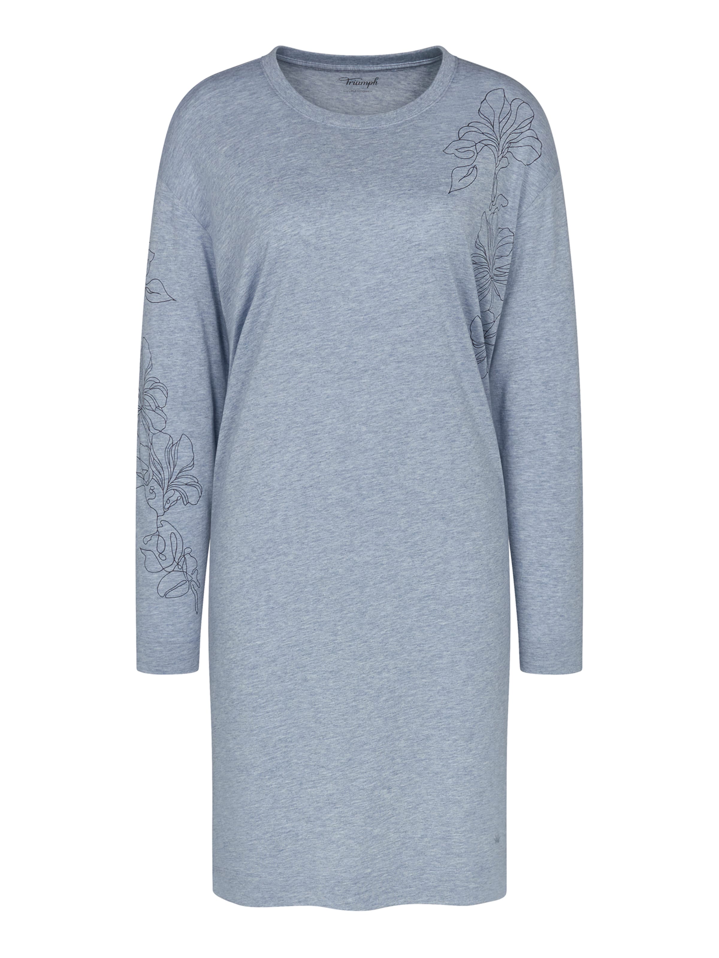 TRIUMPH - Camiseta de noche ' Endless Comfort ' en azul: frente