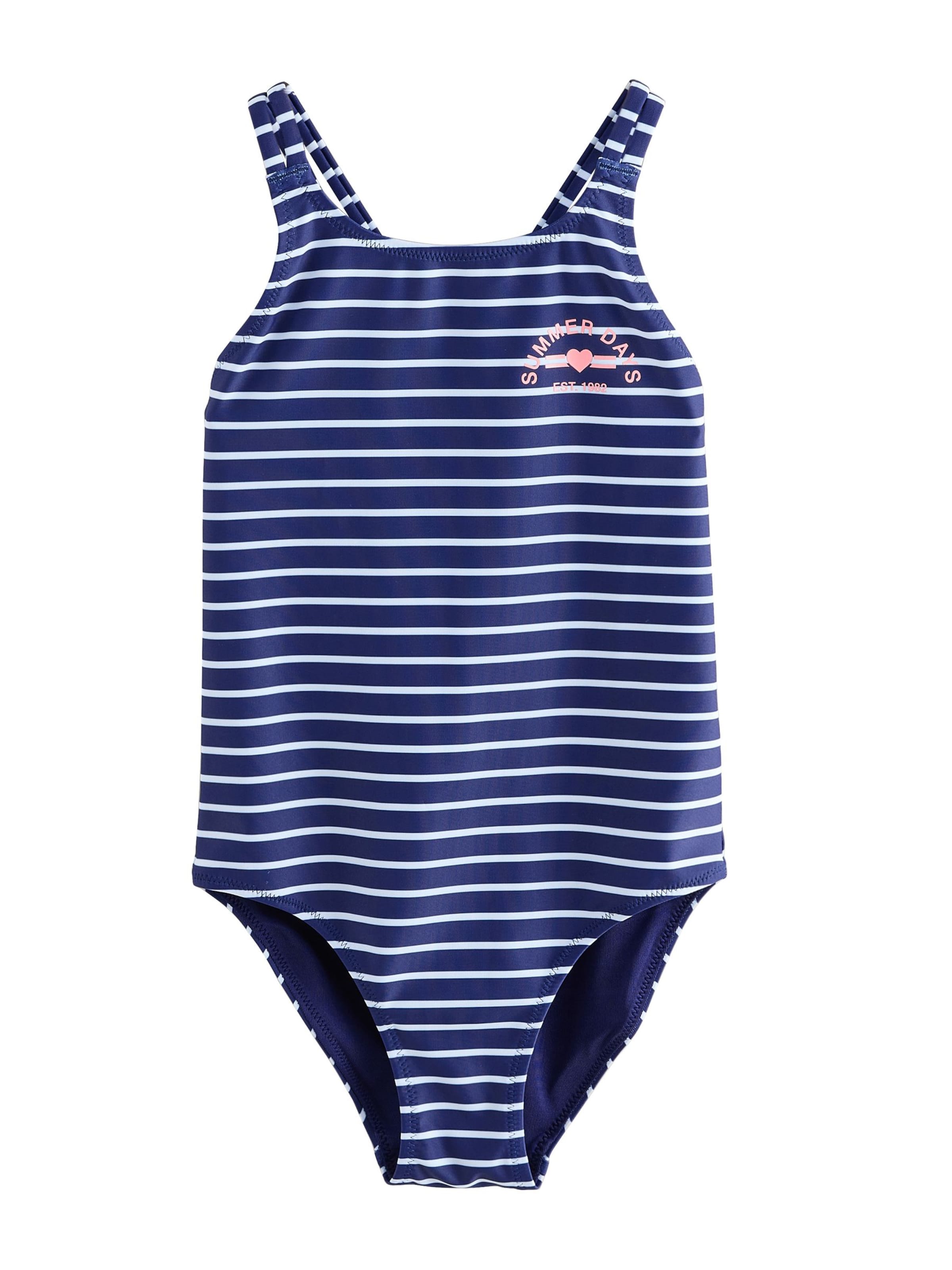 Next Badpak in Blauw: voorkant