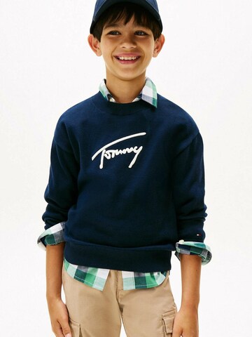 TOMMY HILFIGER Pullover 'Varsity' in Blau