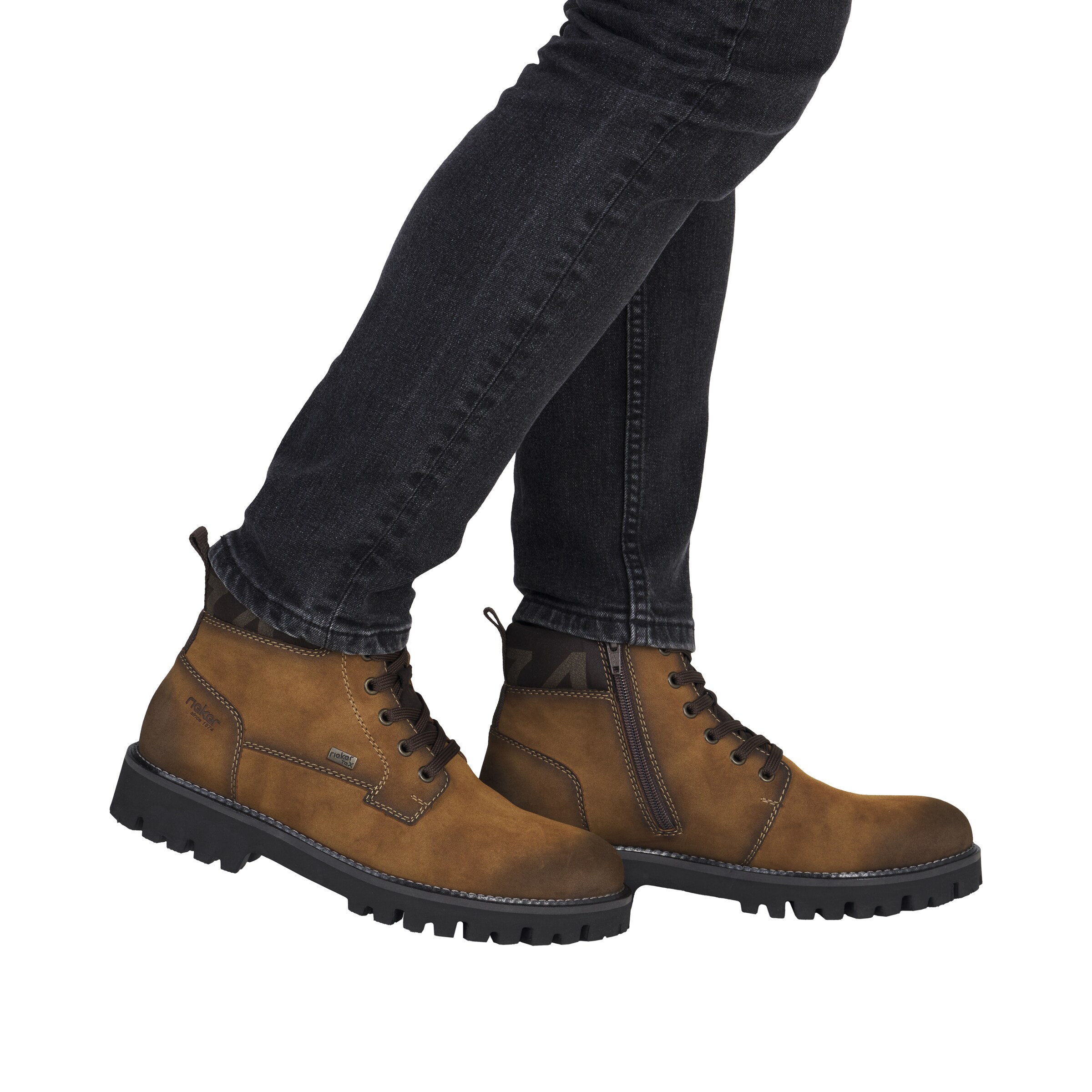 Rieker Schnürboots in Braun