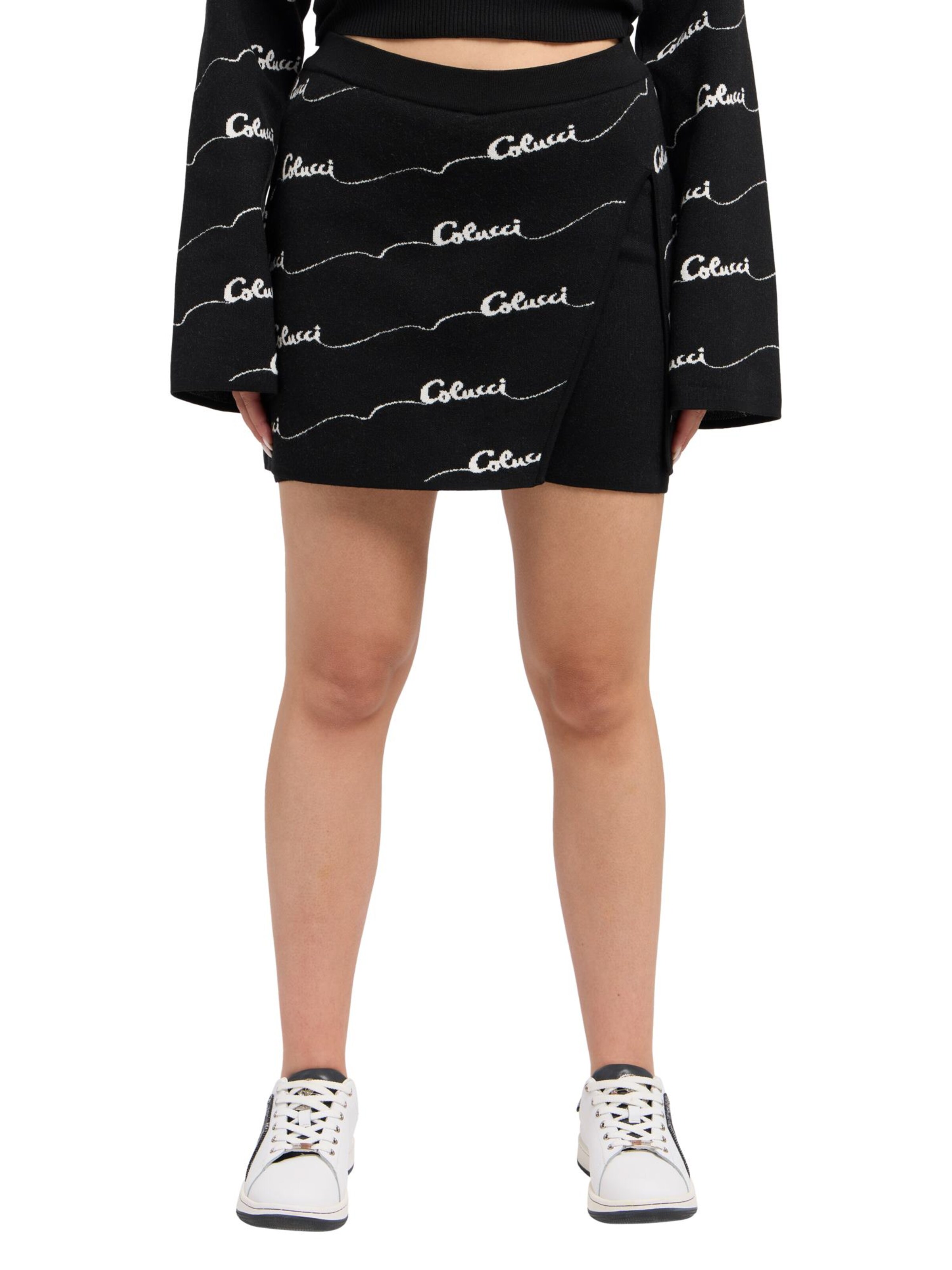 Jupe 'Di Vendra' Carlo Colucci en noir : devant