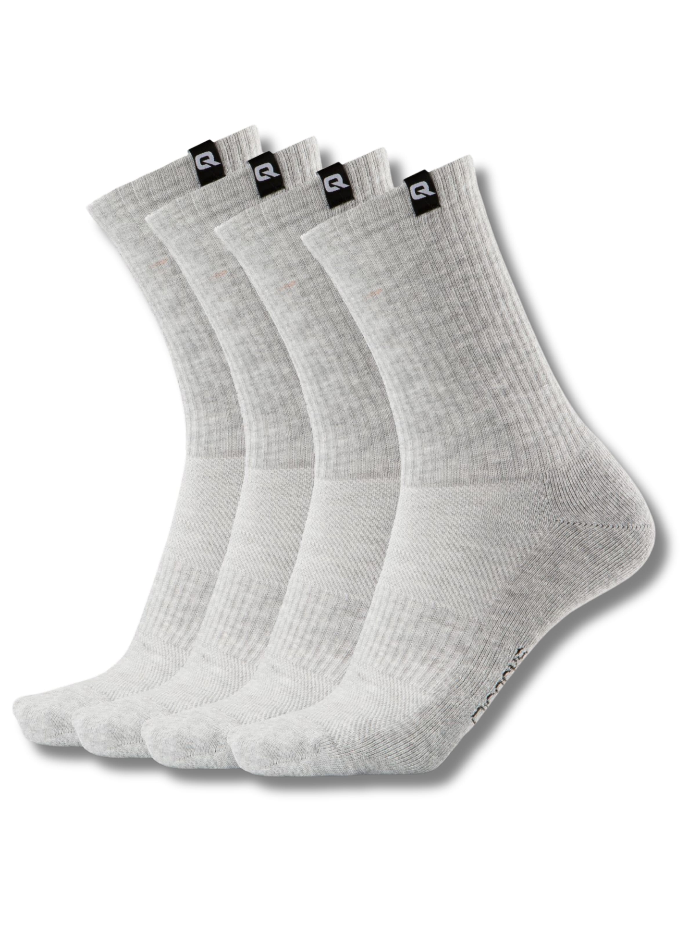 Chaussettes QOLONIA en gris : devant