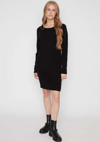 Hailys Knitted dress in Black: front