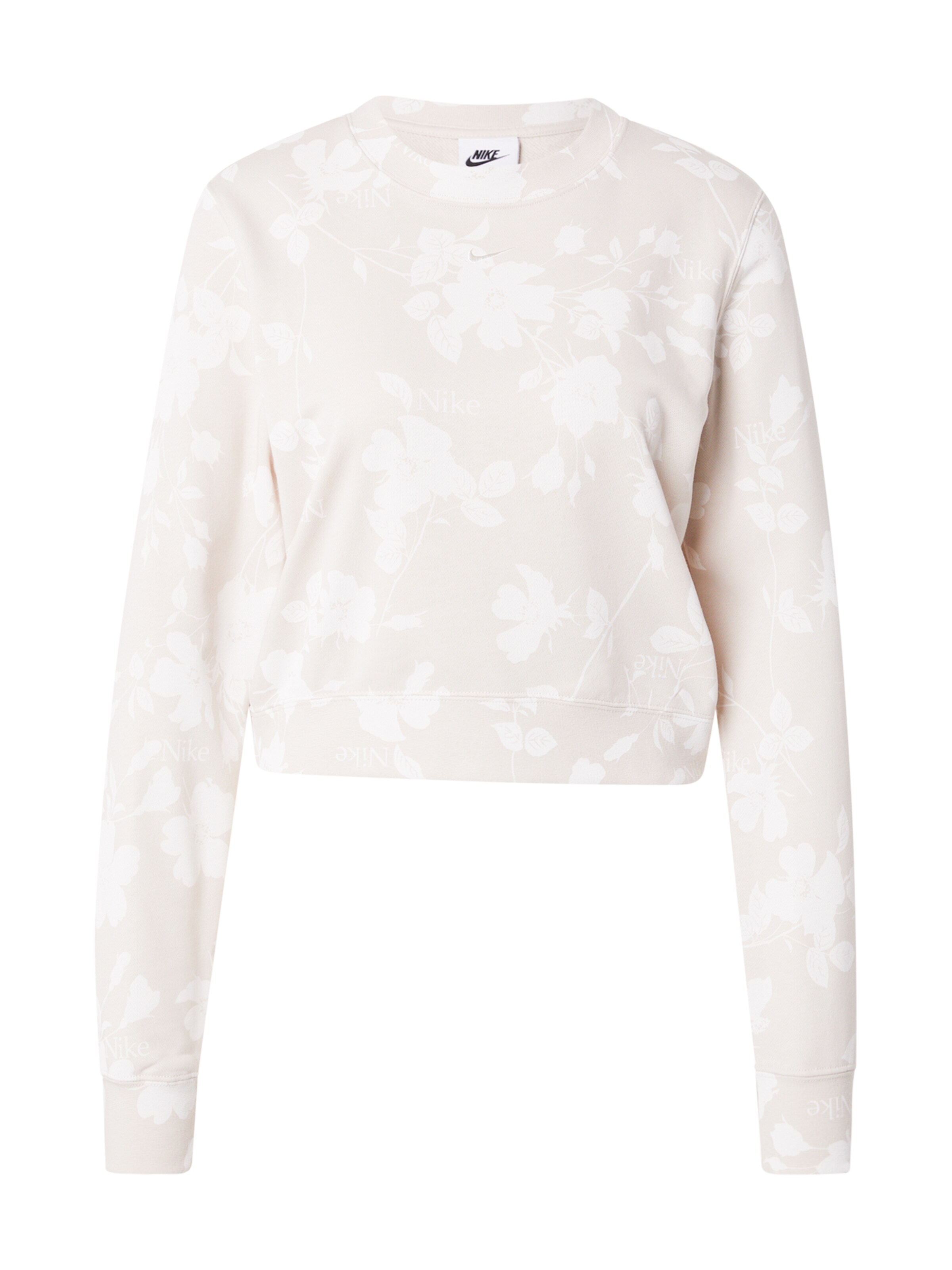 Nike Sportswear Mikina – bílá: přední strana
