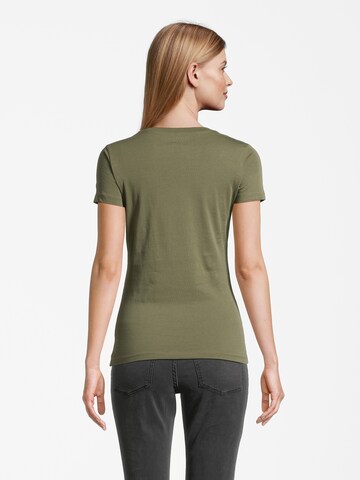 Tricou 'JUN' de la AÉROPOSTALE pe verde