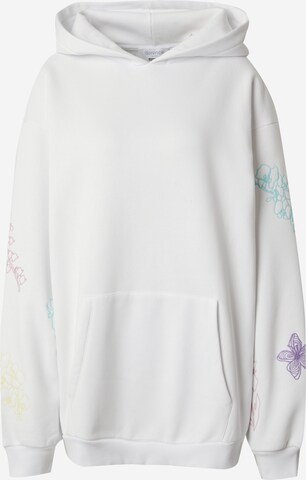 florence by mills exclusive for ABOUT YOU Sweatshirt 'Liv' i hvit: forside