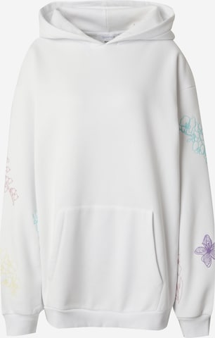 florence by mills exclusive for ABOUT YOU Sweatshirt 'Liv' i vit: framsida