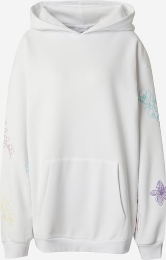 florence by mills exclusive for ABOUT YOU Sweatshirt 'Liv' in de kleur Aqua / Geel / Lila / Wit, Productweergave