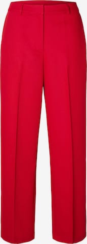 SELECTED FEMME Wide leg Pleated Pants 'Eliana' in Red: front