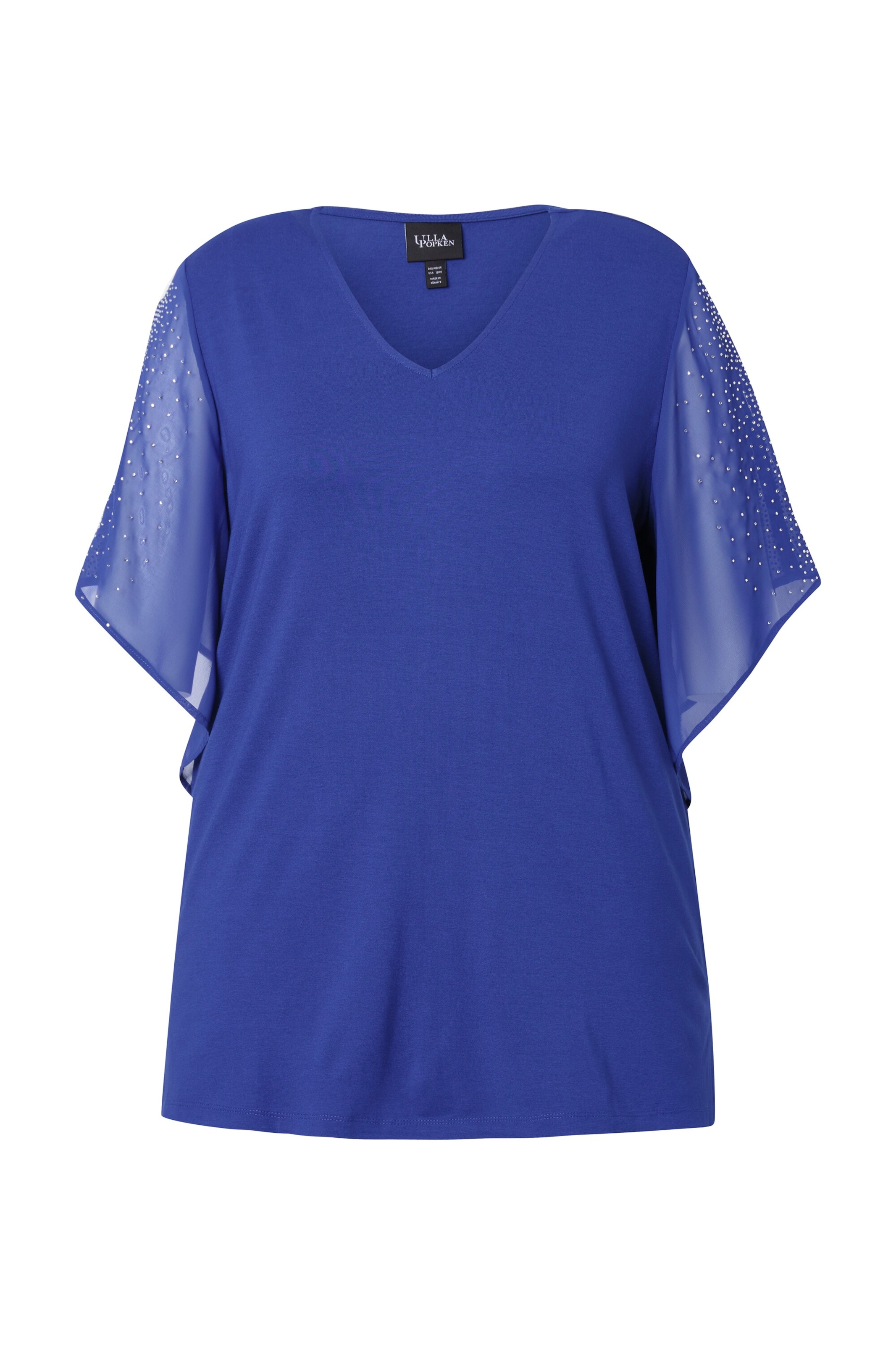 Ulla Popken Shirt in Blauw: voorkant