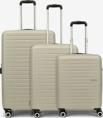 Ensemble de bagages 'Aerojoy' American Tourister en beige : devant