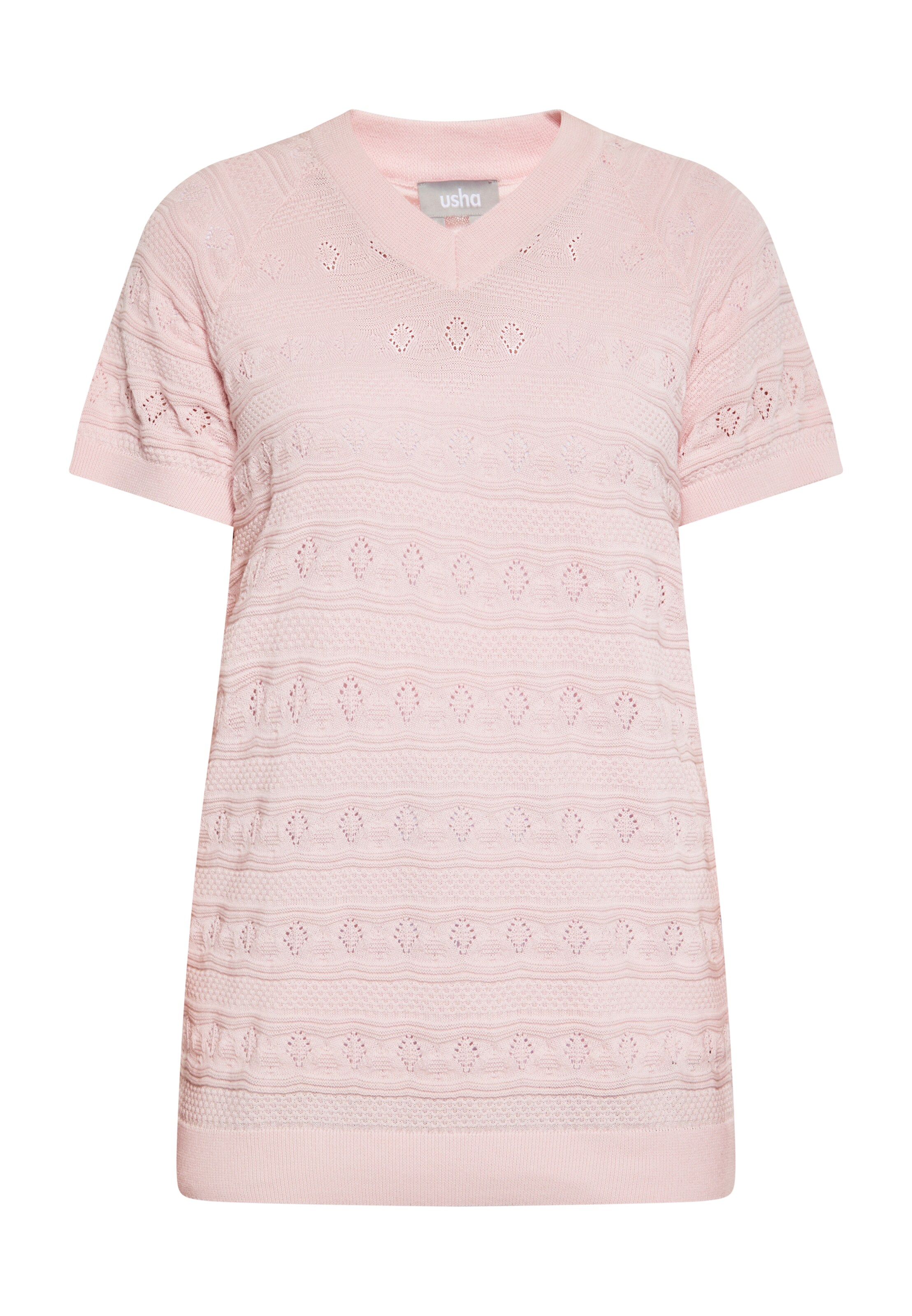 Usha Пуловер в розово: отпред