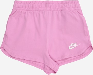regular Pantaloni di Nike Sportswear in rosa: frontale