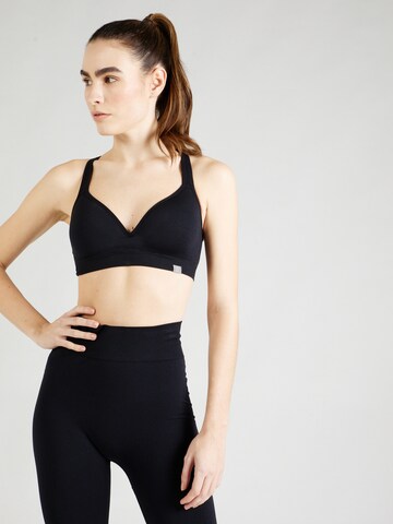 Bally Bralette Sports Bra in Black: front