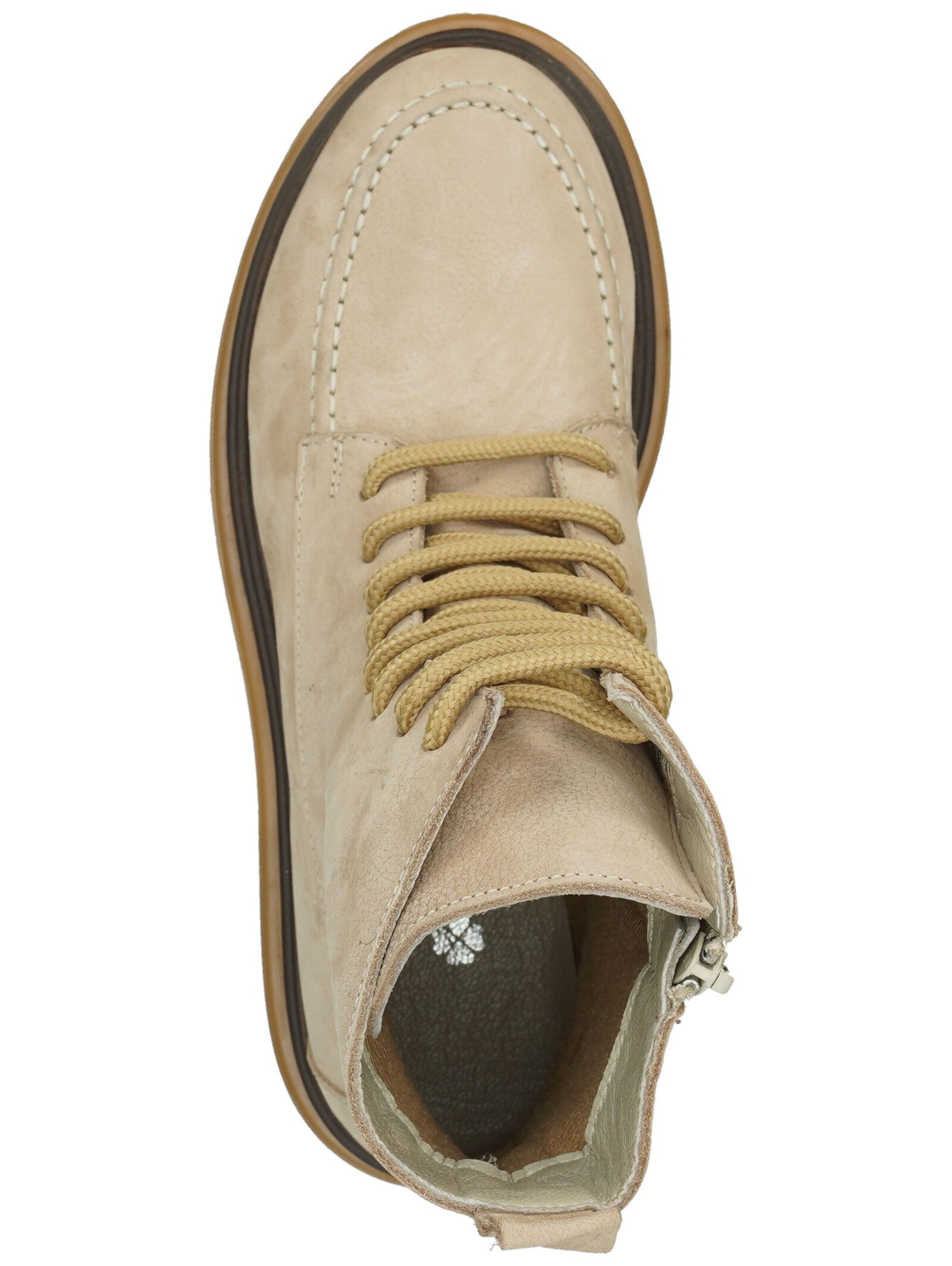 Bottines à lacets ILC en beige