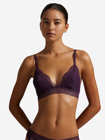 Polo Ralph Lauren Triangel BH 'Love Collection' in Lila: Vorderseite
