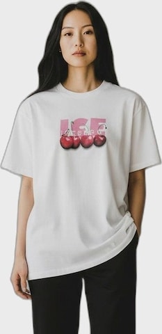 T-shirt ICEBERG en blanc : devant