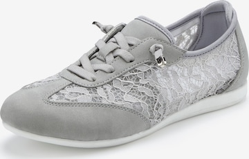 LASCANA Rövid szárú sportcipők - szürke: elől