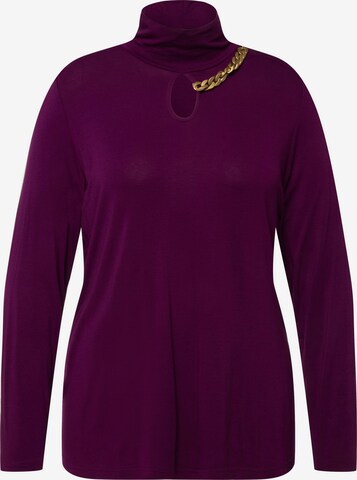 T-shirt Ulla Popken en violet : devant