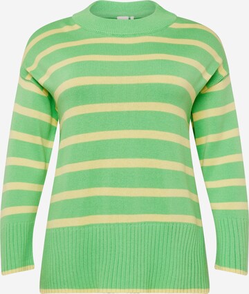 Pullover 'HELLA' di ONLY Carmakoma in verde: frontale