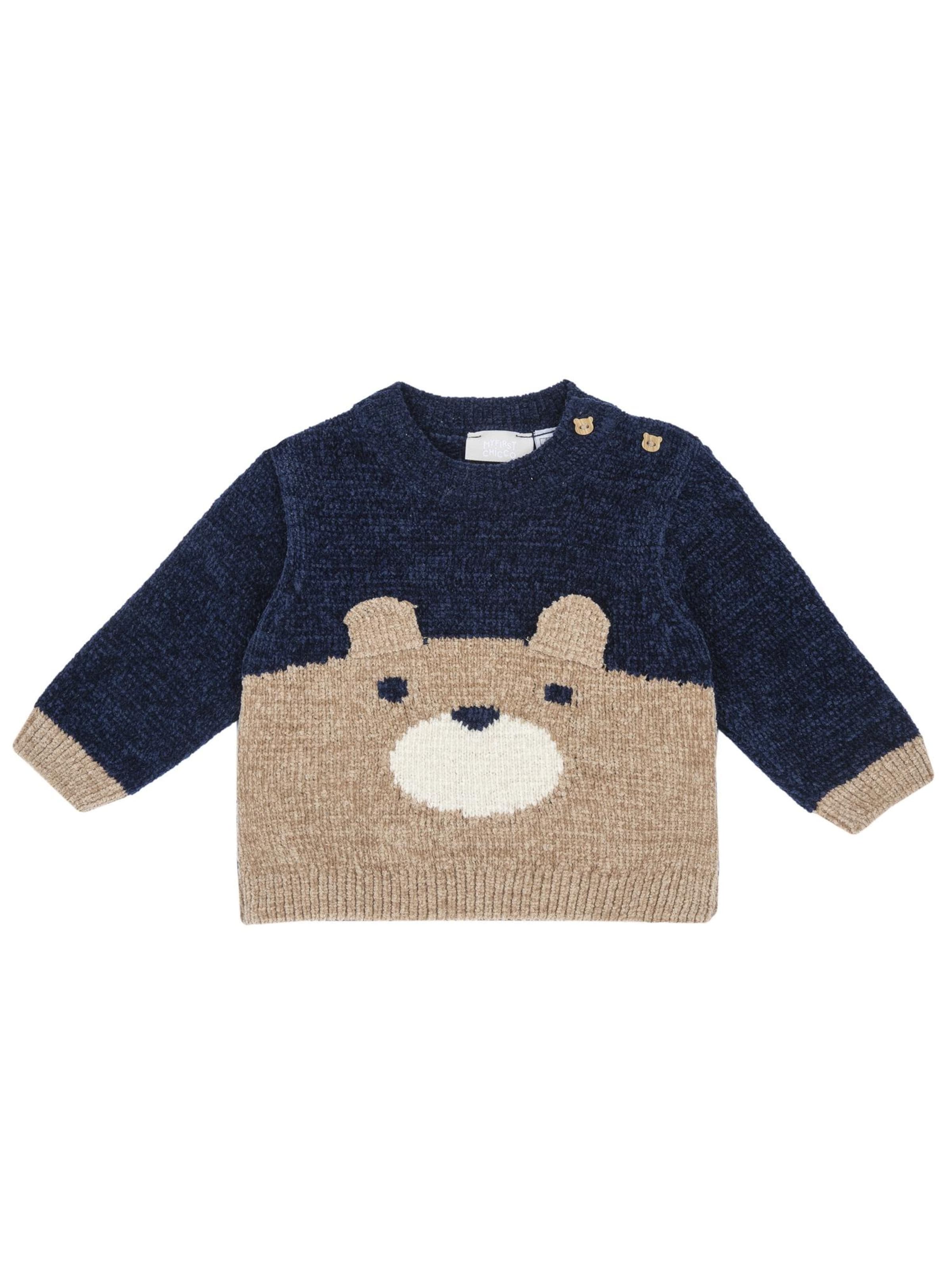 Pullover di Chicco in blu: frontale